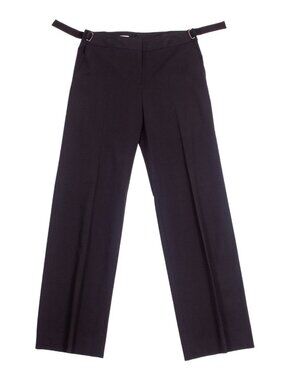 JIL SANDER BLACK WIDE LEG PANTS TROUSERS